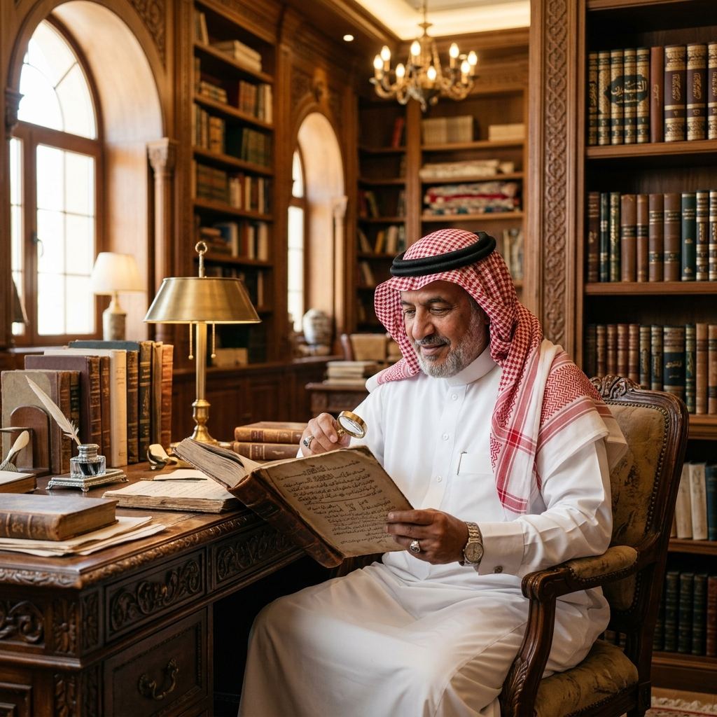 صورة الجد عبداللطيف بن أحمد بن عبدالله آل بوعبيد التميمي — الجد الجامع لفرع آل عبداللطيف