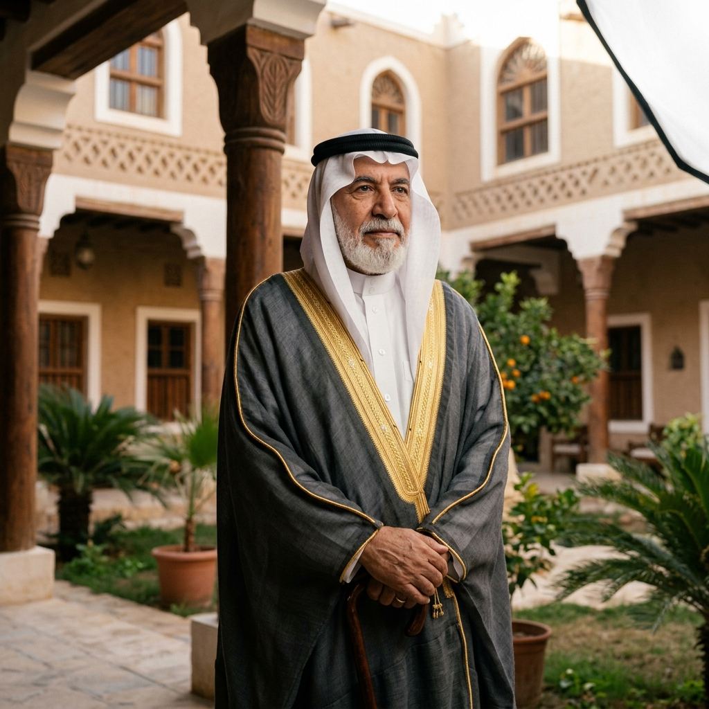 صورة الجد محمد بن أحمد بن عبدالله آل بوعبيد التميمي — الجد الجامع لفرع آل محمد